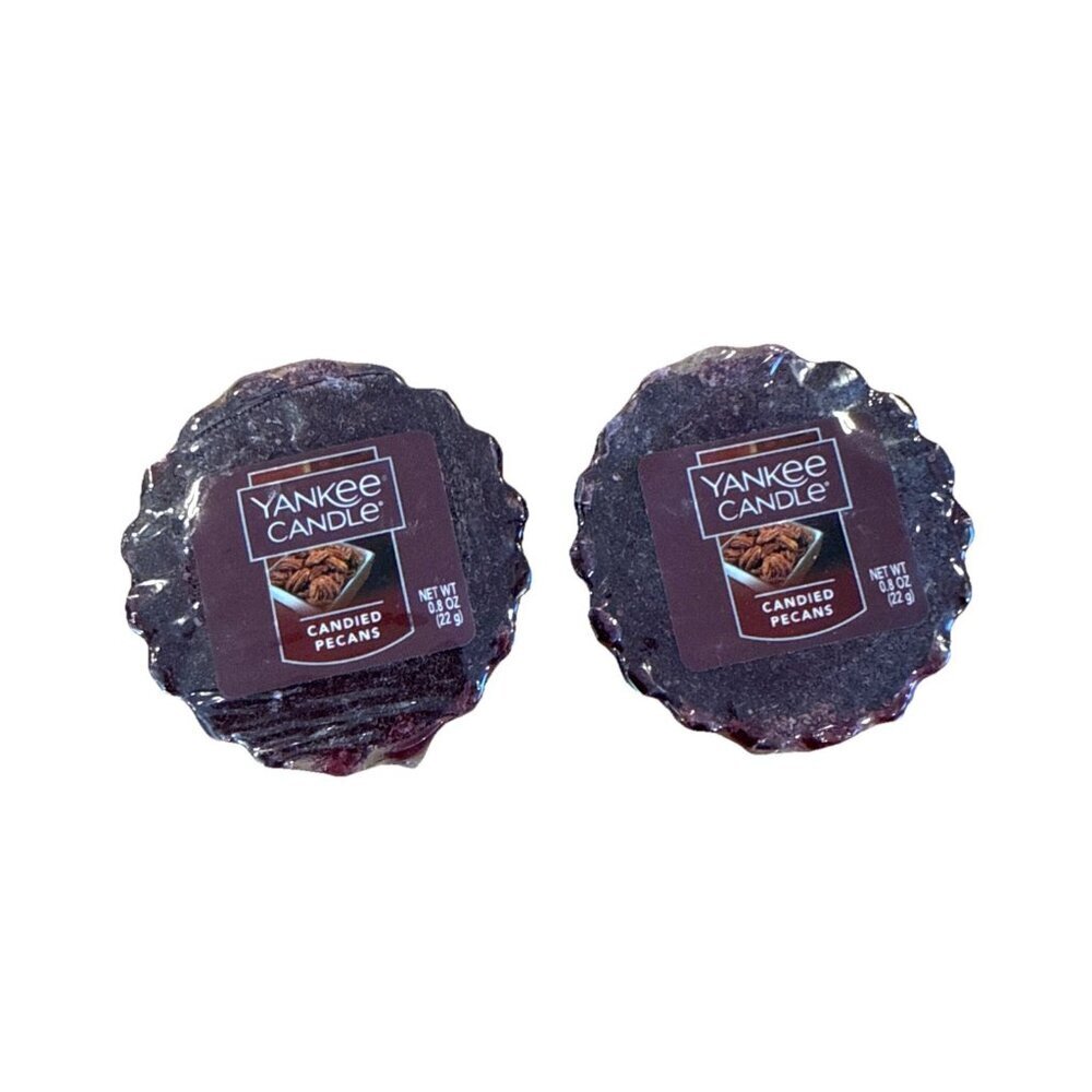 Yankee Candle Lot of 2 Candied Pecans  .8 oz Tarts pecan pie melts